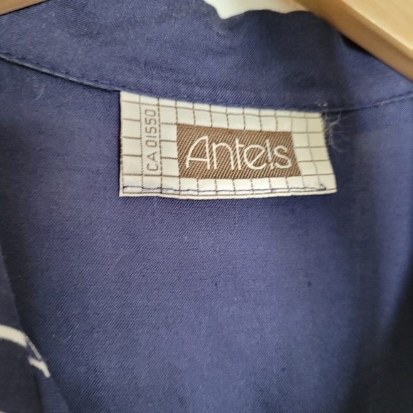 ANTELS Vintage Shirt Dress in Tropical Print - Picture 5 of 8